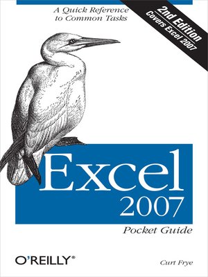 cover image of Excel 2007 Pocket Guide